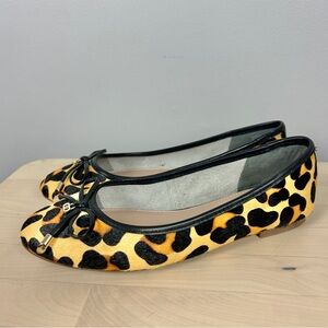 DUNE LONDON Animal Print Calf Hair Size 6/36‎ Leopard Print Like new!